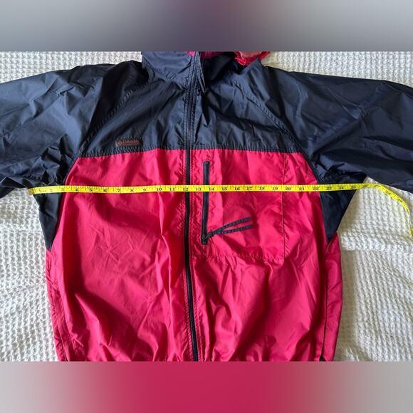vtg 80s Vintage Columbia Windbreaker Track Jacket Mens M - Picture 11 of 12